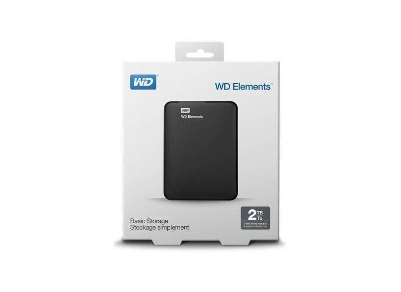 HD PORTATIL 2 TB WESTERN DIGITAL WDBU6Y0020BBK