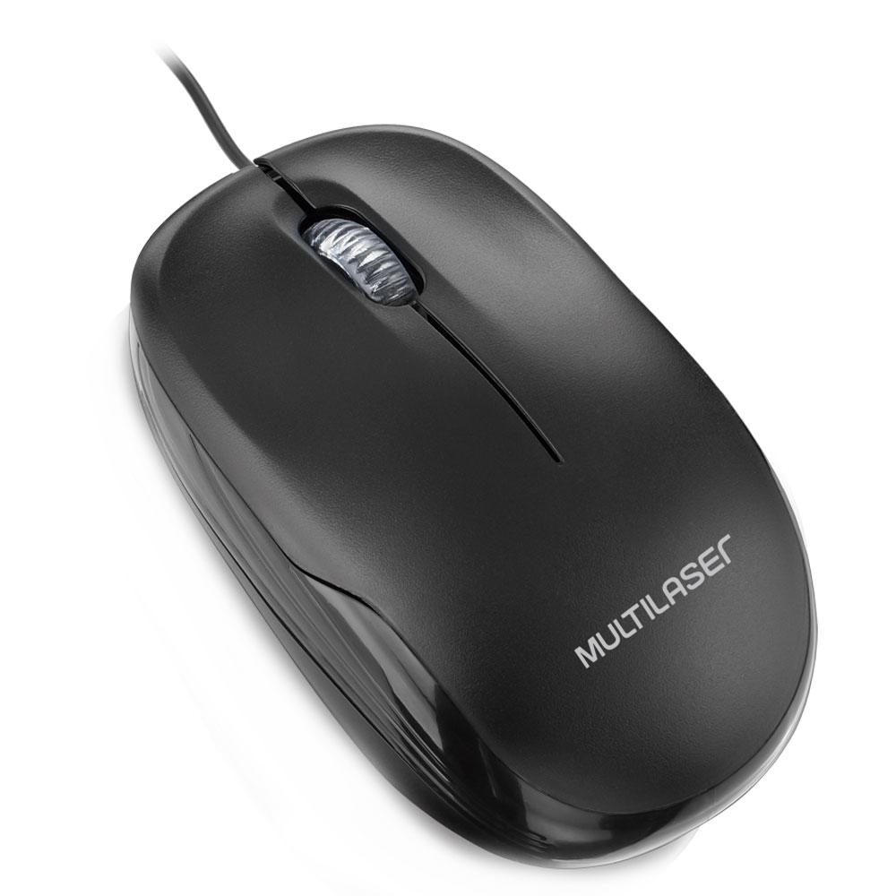 MOUSE USB OPTICO PRETO (MO255)