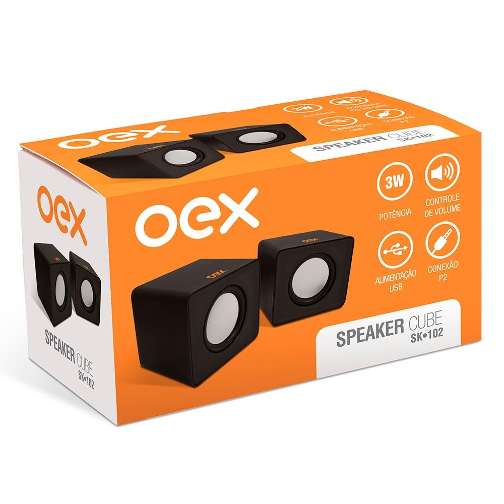 CX SOM  CUBE PRETO SK102