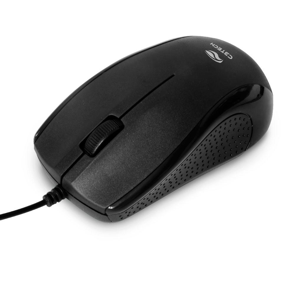 MOUSE USB OPTICO PRETO MS-25BK