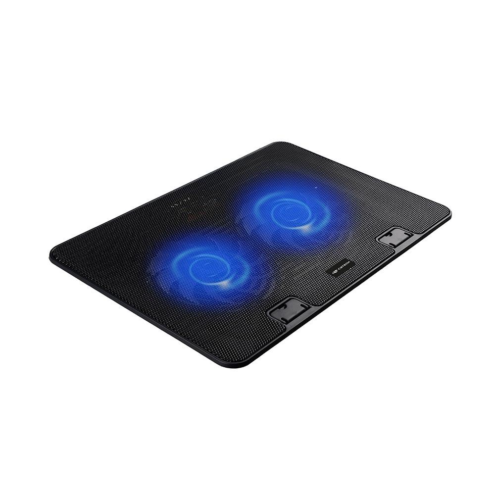 BASE NOTEBOOK 15,5 2 COOLERS LED AZUL NBC-50BK