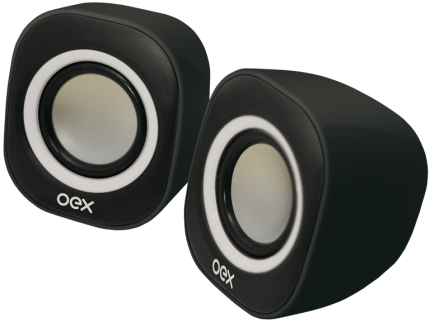 CX SOM ROUND PRETA/BRANCA SK100
