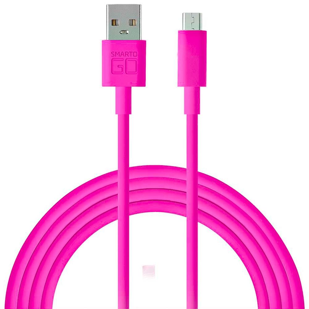 CABO MICRO USB BLINDADO ROSA WI395