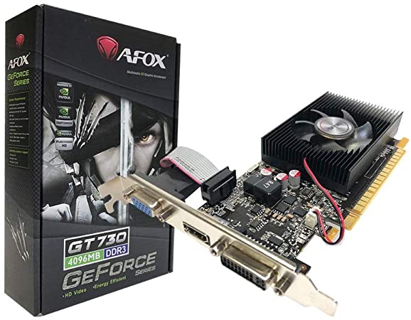 PLACA DE VIDEO 4 GB GT 730 GEFORCE DDR3 128BITS (AF730-4096D3L6)