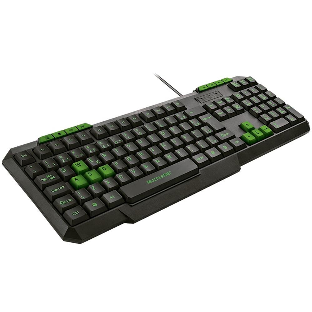 TECLADO GAMER SLIM VERDE (TC243)