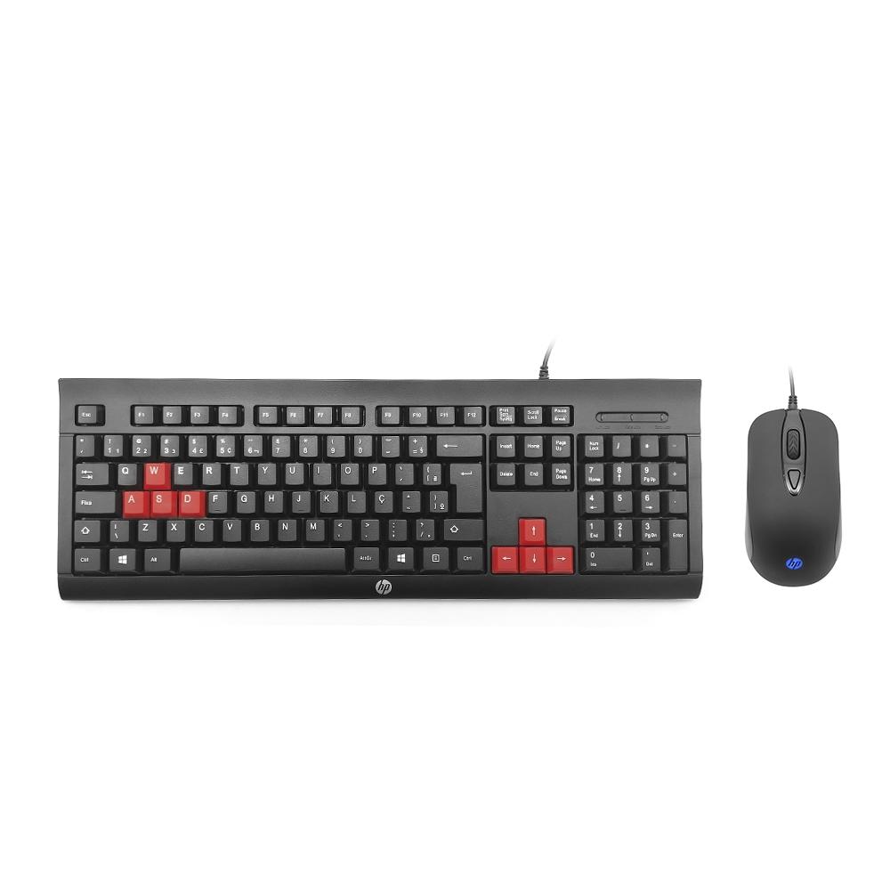 TECLADO+MOUSE USB GAMER HP (KM100)