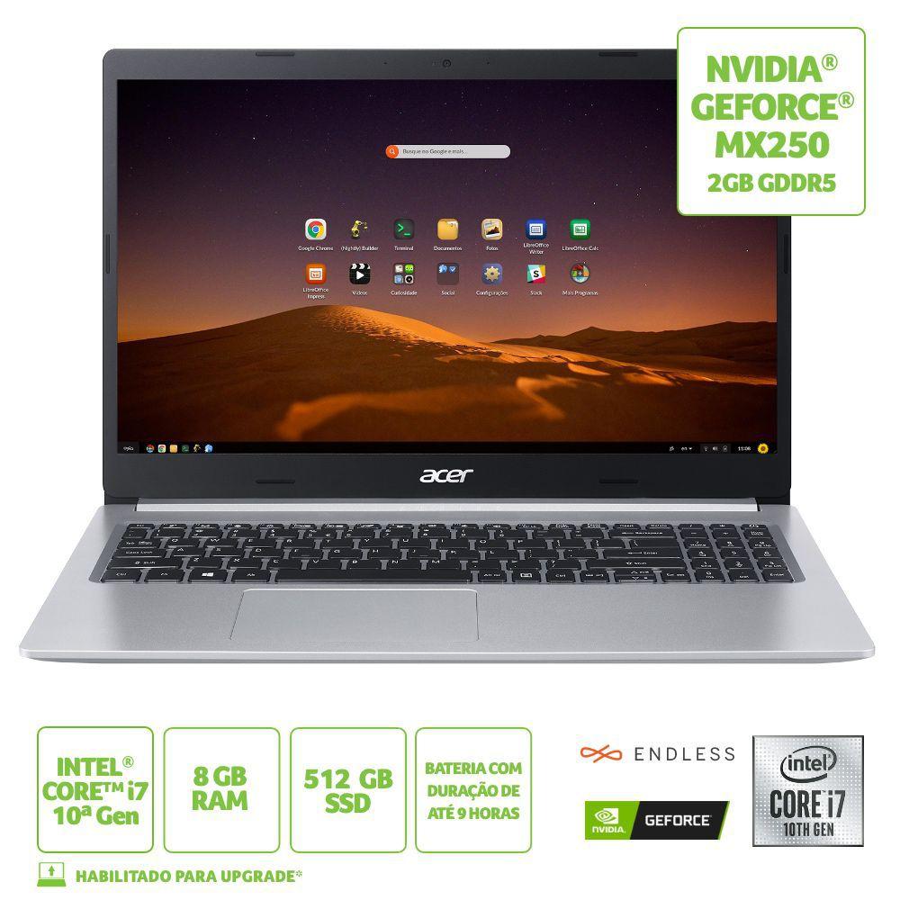 NB. ACER - I710ª/8GB/SSD512GB/VGA2GB/15.6 (A515-54G-73Y1)