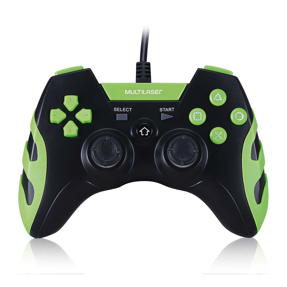 JOYSTICK JOYPAD PS3/PC PRETO/VERDE (JS091)