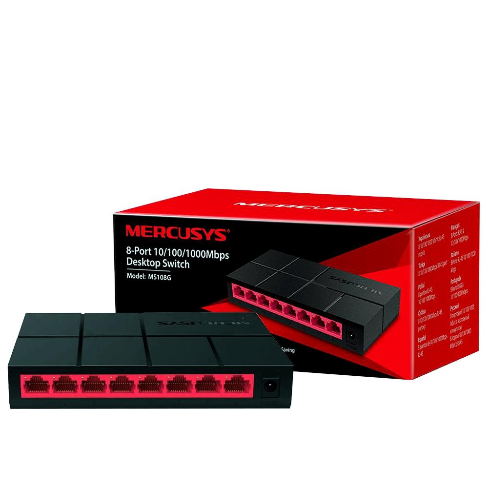 HUB  8 PORTAS 10/100/1000  MS108G