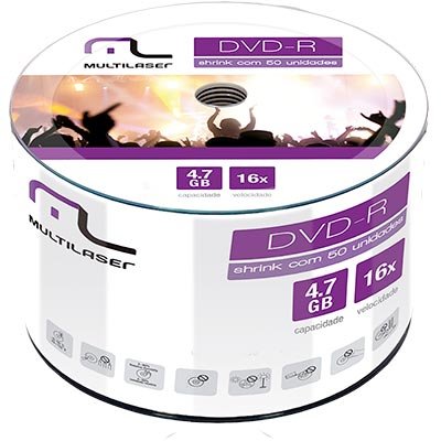 CD DVD-R 4.7GB 50 UNIDADES (DV061)