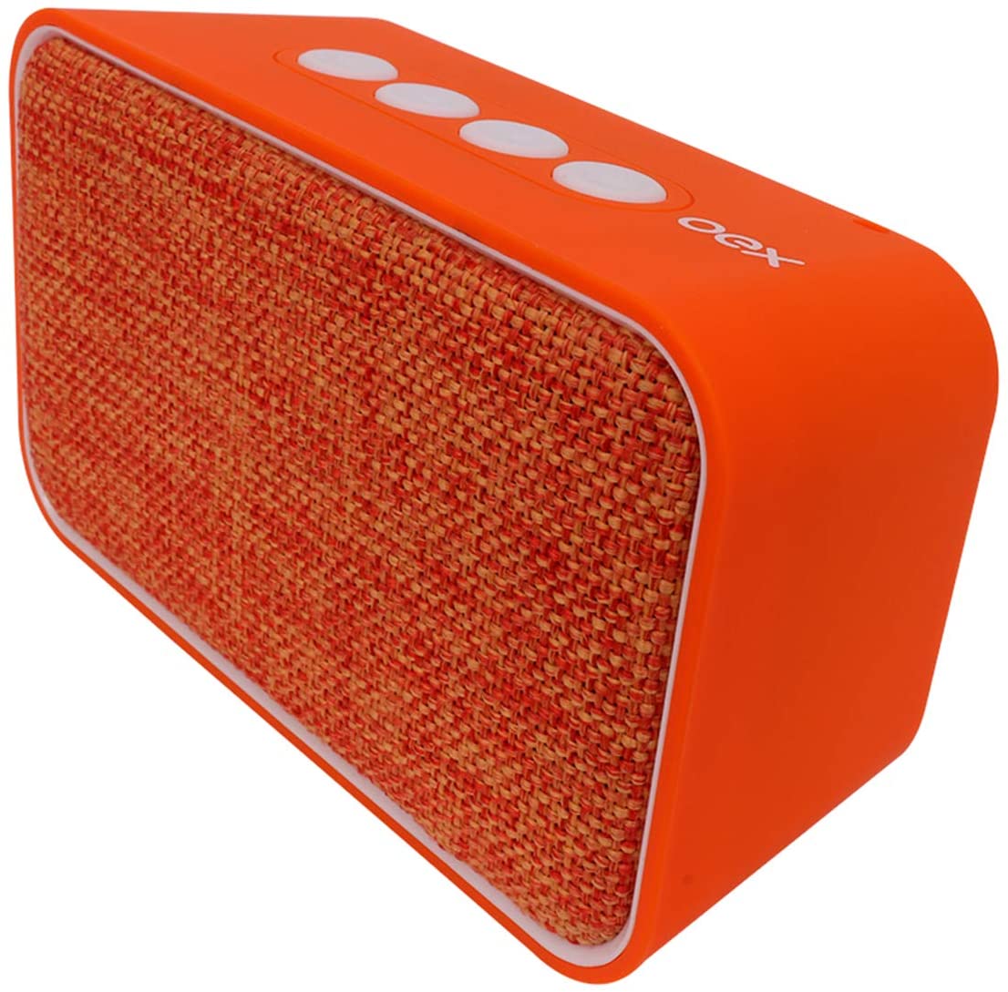 CX SOM PORTATIL BLUETOOTH WEAVE LARANJA SK407