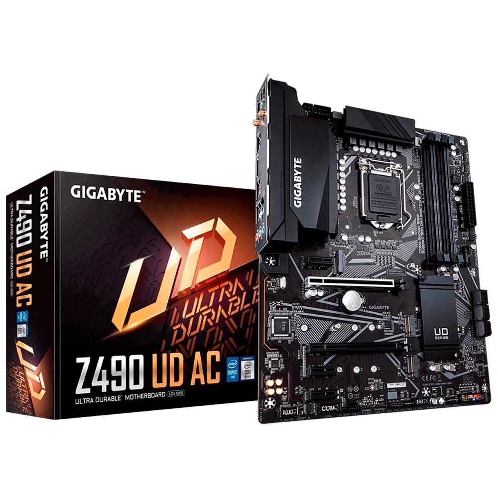 PLACA MAE LGA 1200 GIGABYTE Z490 UD AC