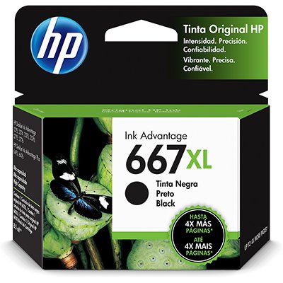 CARTUCHO HP 3YM81AL PRETO 667XL (8,5 ML)