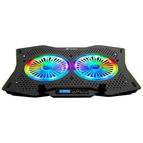 BASE NOTEBOOK 17,3 COOLERS LED RGB NBC-400BK