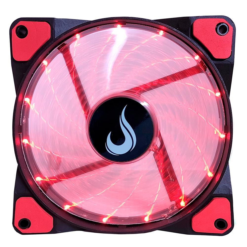 COOLER P/GABINETE RISE 120MM VERMELHO RM-WN-01-BR