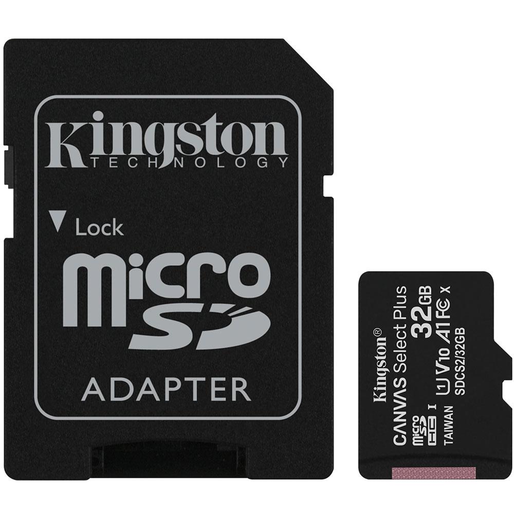 MICRO SD 32 GB KINGSTON CLASSE 10 (SDCS2/32GB)