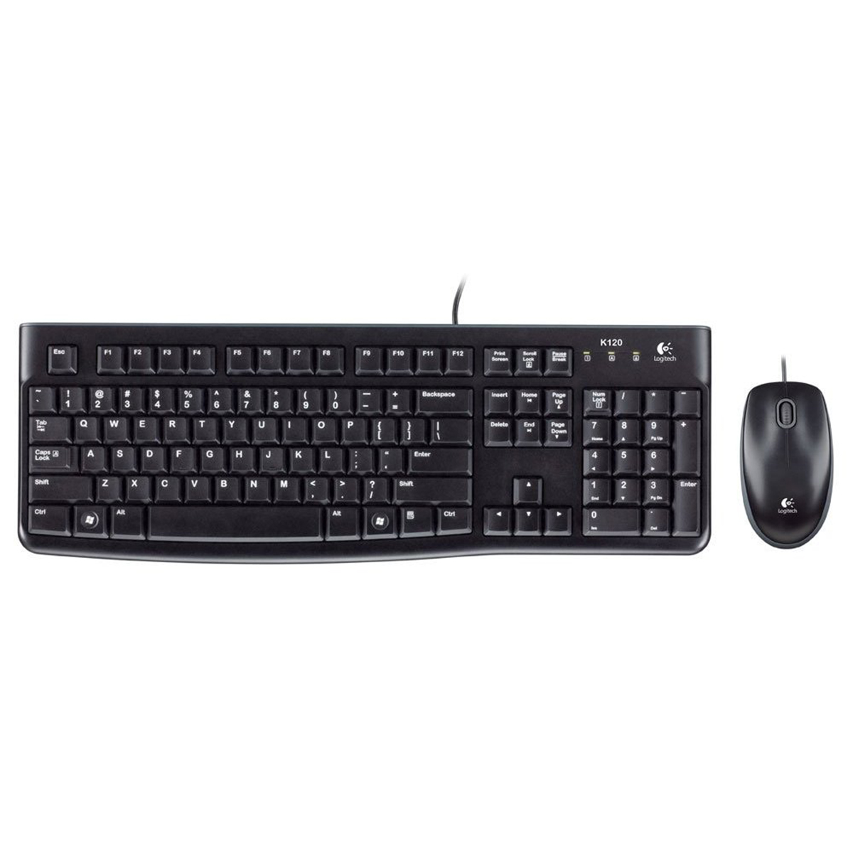TECLADO+MOUSE USB MK120 PRETO