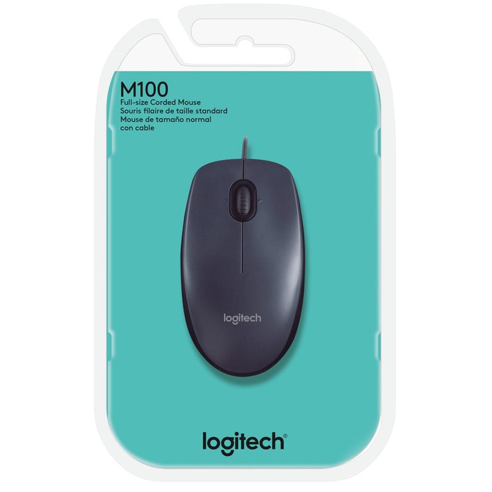 MOUSE USB M100 LOGITECH PRETO