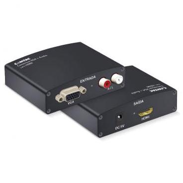 CONVERSOR VGA + ÁUDIO PARA HDMI (C.9218)