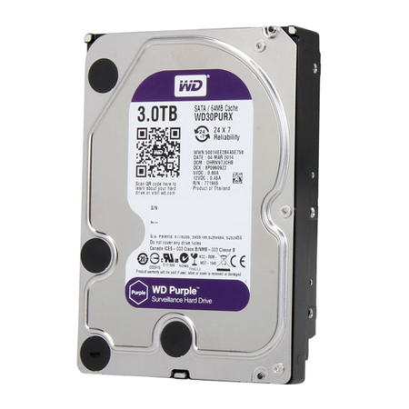 HD 3 TB SATA III WESTERN DIGITAL(PURPLE ) WD30PURX
