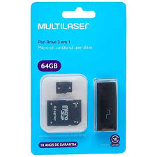 PEN DRIVE 64 GB+MICRO SD CLASSE 10  (MC115)